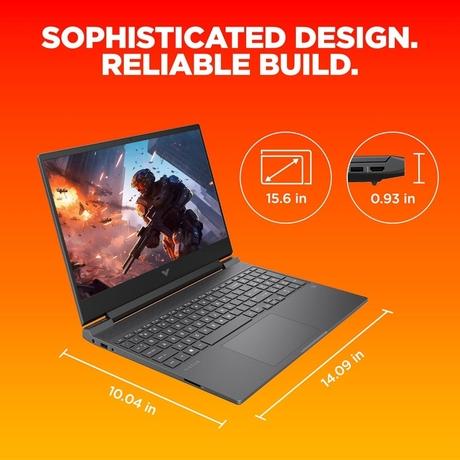 HP Victus 15-FA2701TX Gaming Laptop (Intel Core i5-13420H/16 GB /512 GB SSD/6 GB-Nvidia GeForce RTX 4050 /Windows 11 Home/MS Office Home 2024/Full HD), 39.62 cm - 15.6 inch, Performance Blue-10