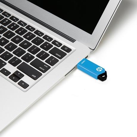 HP 128 GB v150w USB Pen Drive, Blue-4