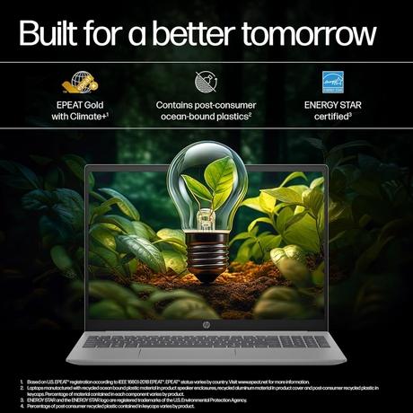 HP OmniBook 5 NGAI 16-AG1048AU Standard Laptop (AMD Ryzen 7 AI 7 350/16 GB/512 GB SSD/AMD Radeon 840M Graphics/Windows 11 Home/MSOffice + MISC PC Game Pass DA 3M/2K), 40.6 cm - 16 inch, Glacier Silver-17