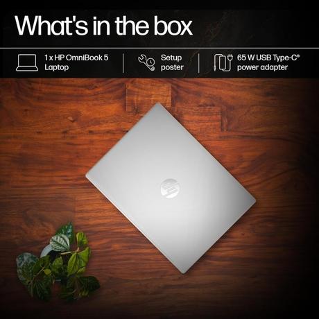 HP OmniBook 5 OmniBook 5 NGAI 16-AG1037AU Standard Laptop (AMD Ryzen 5 AI 5 340/16 GB/512 GB SSD/AMD Radeon 840M Graphics/Windows 11 Home/MS Office + MISC PC Game Pass DA 3M/2K), 40.6 cm - 16 inch, Glacier Silver-20