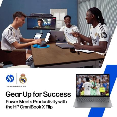 HP OmniBook X Flip 14-fm0058TU Convertible Laptop (Intel Ultra 5-226V 40 NPU TOPs/16 GB /512 GB SSD/Intel Arc Graphics/Next Gen Windows/Microsoft Office 2021 Home & Student/OLED), 35.6 cm - 14 inch, Glacier Silver-4