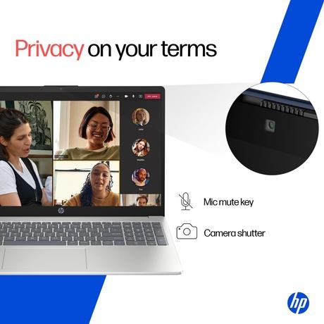 HP 15s 15-FD0664TU Standard Laptop (Intel Core 5-120U/16 GB /512 GB SSD/Intel Iris Xe Graphics/Windows 11 Home/MS Office Home 2024 + 1 year M365 Basic/Full HD), 39.62 cm (15.6 inch), Natural Silver-10