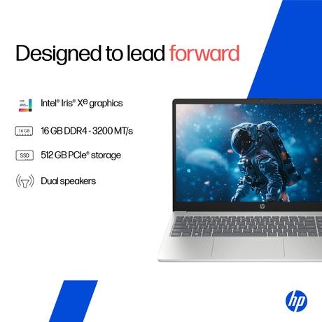 HP 15s 15-FD0664TU Standard Laptop (Intel Core 5-120U/16 GB /512 GB SSD/Intel Iris Xe Graphics/Windows 11 Home/MS Office Home 2024 + 1 year M365 Basic/Full HD), 39.62 cm (15.6 inch), Natural Silver-3