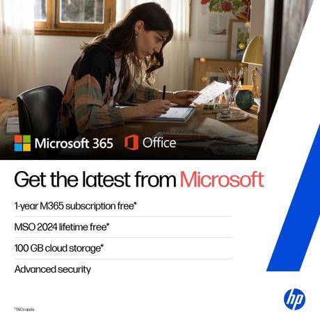 HP 15s 15-FD0664TU Standard Laptop (Intel Core 5-120U/16 GB /512 GB SSD/Intel Iris Xe Graphics/Windows 11 Home/MS Office Home 2024 + 1 year M365 Basic/Full HD), 39.62 cm (15.6 inch), Natural Silver-8