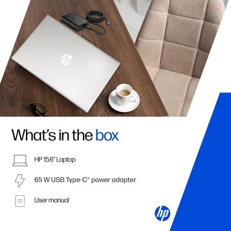 HP 15 15-FC0704AU Standard Laptop (AMD Ryzen 5 7520U/8 GB/512 GB SSD/AMD Radeon Graphics/Windows 11 Home/MS Office Home 2024/Full HD), 40.9 cm - 16.1 inch, Natural silver-12