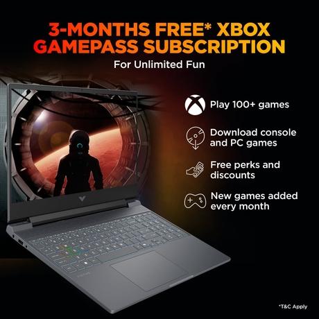 HP Victus 15 FA2316TX Gaming Laptop (Intel Core i5-14450HX/24 GB/512 GB SSD/6 GB-NVIDIA GeForce RTX 3050/Windows 11 Home/MS Office Home 2024/IPS FHD), 39.6 cm, Mica Silver, Black Chrome Logo-8