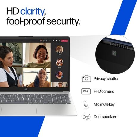 HP 15 15-FD0901TU Standard Laptop (Intel Core 5-120U/24 GB/512 GB SSD/Intel Iris Xe Graphics/Windows 11 Home/MS Office Home 2024/Full HD), 39.6 cm - 15.6 inch, Natural Silver-5