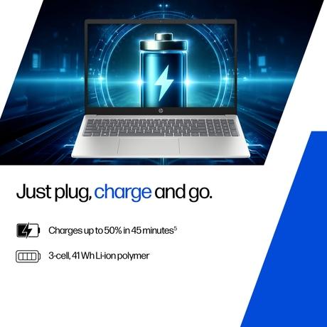 HP 15 15-FD0901TU Standard Laptop (Intel Core 5-120U/24 GB/512 GB SSD/Intel Iris Xe Graphics/Windows 11 Home/MS Office Home 2024/Full HD), 39.6 cm - 15.6 inch, Natural Silver-9