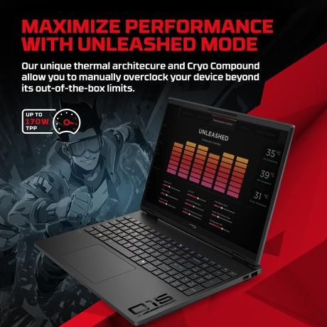 HP Omen 15 HyperX 15-GA0028TX Gaming Laptop (14th Gen Intel Core i7-14650HX/24 GB/1 TB SSD/8 GB-NVIDIA GeForce RTX 5050/Windows 11 Home/MS Office Home 2024/2.5K), 38.9 cm - 15.3 inch, Shadow Black, Black Chrome Logo-12