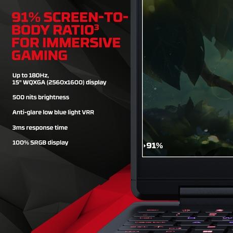 HP Omen 15 HyperX 15-GA0028TX Gaming Laptop (14th Gen Intel Core i7-14650HX/24 GB/1 TB SSD/8 GB-NVIDIA GeForce RTX 5050/Windows 11 Home/MS Office Home 2024/2.5K), 38.9 cm - 15.3 inch, Shadow Black, Black Chrome Logo-6
