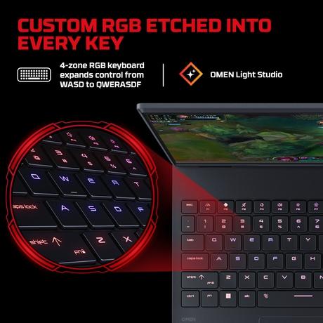 HP Omen 15 HyperX 15-GA0028TX Gaming Laptop (14th Gen Intel Core i7-14650HX/24 GB/1 TB SSD/8 GB-NVIDIA GeForce RTX 5050/Windows 11 Home/MS Office Home 2024/2.5K), 38.9 cm - 15.3 inch, Shadow Black, Black Chrome Logo-9