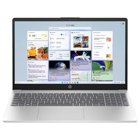 HP 15 AI 15-fd2094TU Standard Laptop (Intel Core Ultra 5 225U Processor/24 GB/512 GB SSD/Intel Iris Xe Graphics/Windows 11 Home/MS Office Home 2024/Full HD), 39.6 cm - 15.6 inch, Natural Silver-0