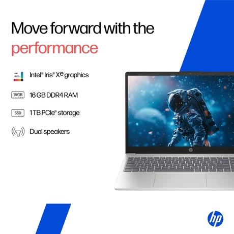 HP 15 15-fd0667TU Standard Laptop (Intel Core 5 120U Processor/16 GB/1 TB SSD/Intel Iris Xe Graphics/Windows 11 Home/MS Office Home 2024/Full HD), 39.6 cm - 15.6 inch, Natural Silver-3