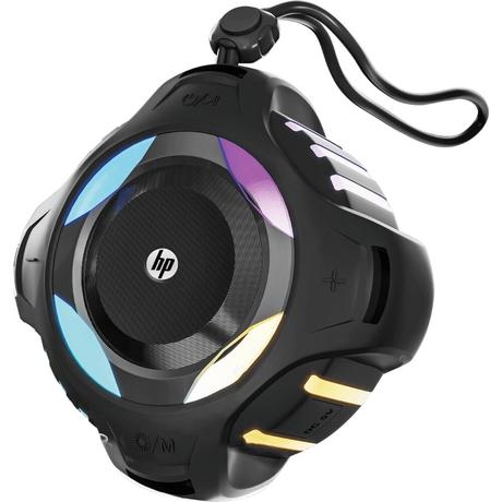 HP S300 Wireless Bluetooth Speaker, Blueetooth v5.3, Built in MIC, Black-1
