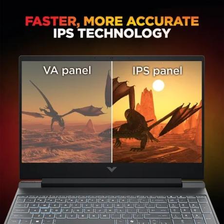 HP Victus 15-FA2532TX Gaming Laptop (Intel Core i7-13650HX/24 GB/512 GB SSD/6 GB-NVIDIA GeForce RTX 4050/Windows 11 Home/MSOffice Home 2024/Full HD), 39.6 cm - 15.6 inch, Performance Blue, Chrome Logo-7