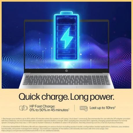 HP 15-fc0837AU Standard Laptop (AMD Ryzen 7 7730U/16 GB/512 GB SSD/AMD Radeon Graphics/Windows 11 Home/MS Office Home 2024/Full HD), 39.6 cm - 15.6 inch, Natural Silver-4