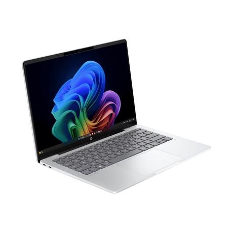 HP OmniBook 5 NGAI 14-he0014QU Standard Laptop (Qualcomm Snapdragon X X1-26-100/16 GB /512 GB SSD/Qualcomm Adreno GPU/Windows 11 Home/MS Office Home 2024/Full HD), 35.6 cm - 14 inch, Glacier Silver Aluminum-1