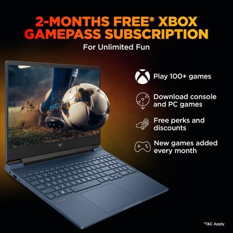 HP Victus 15 15-FB3364AX Gaming Laptop (AMD Ryzen 7 7445HS/12 GB/512 GB SSD/6 GB-NVIDIA GeForce RTX 3050/Windows 11 Home//Full HD), 39.6 cm - 15.6 inch,-8