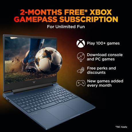 HP Victus 15 15-FB3364AX Gaming Laptop (AMD Ryzen 7 7445HS/12 GB/512 GB SSD/6 GB-NVIDIA GeForce RTX 3050/Windows 11 Home//Full HD), 39.6 cm - 15.6 inch,-8