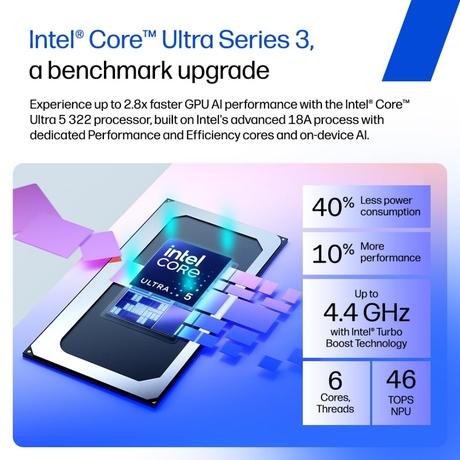 HP Omnibook 5 14-hh0099TU Next Gen AI Laptop (Intel Core Ultra 5 Processor/16 GB/512 TB SSD/Intel Graphic/Windows 11 Home/MS Office Home 2024/OLED), 35.6 cm - 14 inch, Sahara Silver Aluminum-2