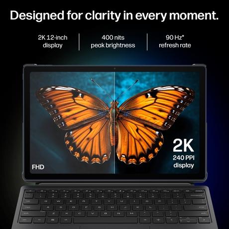 HP OmniPad 12 12-M0005QU Convertible Laptop (Snapdragon SM6475Q/8 GB/128 GB UFC/Qualcomm Adreno GPU/Android 16), 30.38 cm - 12 inch, Denim Blue-9