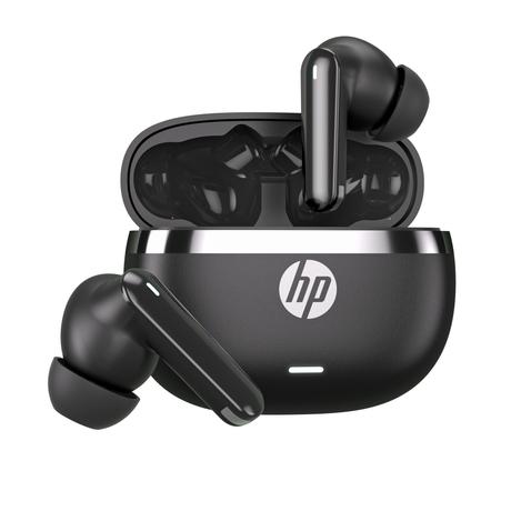 HP H160 TWS Earbuds, Crystal Black-1