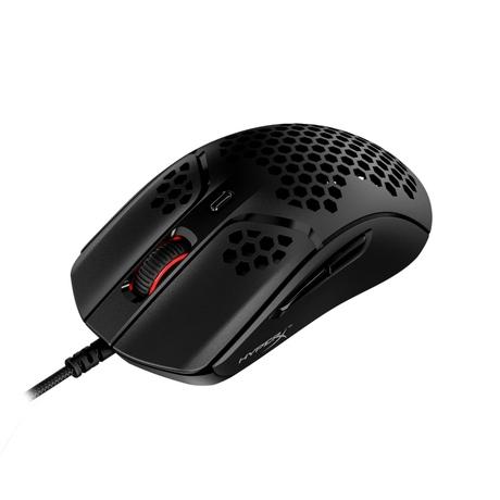 HyperX Pulsefire Haste USB Ultra Lightweight, 59g, Hex Design, Honeycomb Shell, Hyperflex Cable, Up to 16000 DPI, 6 Programmable Buttons Gaming Mouse - Black (4P5P9AA)-2
