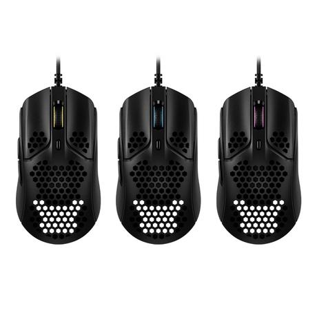 HyperX Pulsefire Haste USB Ultra Lightweight, 59g, Hex Design, Honeycomb Shell, Hyperflex Cable, Up to 16000 DPI, 6 Programmable Buttons Gaming Mouse - Black (4P5P9AA)-6