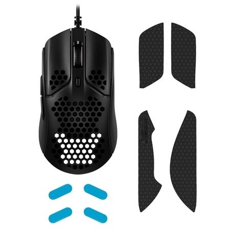 HyperX Pulsefire Haste USB Ultra Lightweight, 59g, Hex Design, Honeycomb Shell, Hyperflex Cable, Up to 16000 DPI, 6 Programmable Buttons Gaming Mouse - Black (4P5P9AA)-7