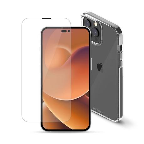 Hyphen LUCD Clear Hard Case for iPhone 14 Pro with Tempered Glass-0