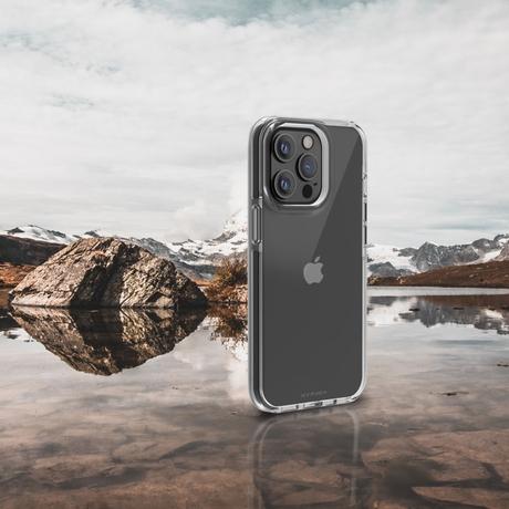 Hyphen LUCD Clear Hard Case for iPhone 14 Pro with Tempered Glass-11