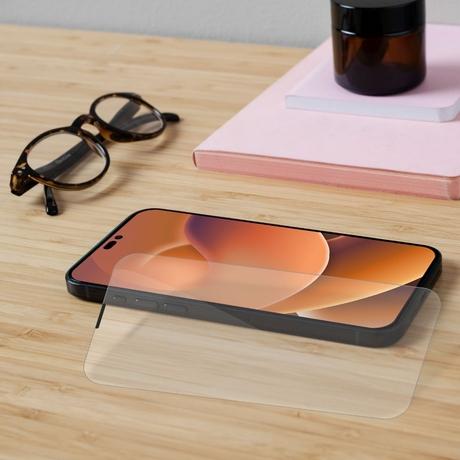 Hyphen LUCD Clear Hard Case for iPhone 14 Pro with Tempered Glass-7