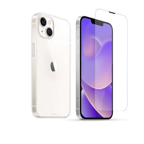 Hyphen AIRE Clear Soft Case with Tempered Glass for iPhone 14 Plus-2