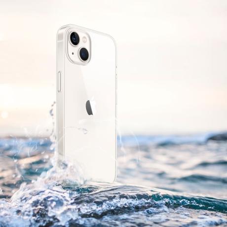Hyphen LUCD Clear Hard Case with Tempered Glass for iPhone 14 Plus-7