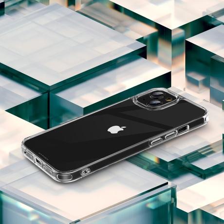 Hyphen LUCD Clear Hard Case with Tempered Glass for iPhone 14 Plus-8
