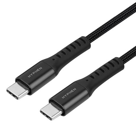 Hyphen 120 cm (1.2 m) 65 W Type-C to Type-C PD Cable Black-3
