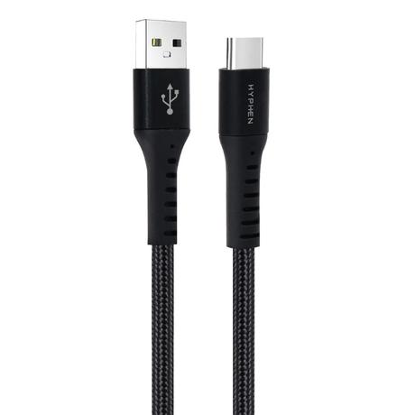 Hyphen 120 cm (1.2 m) 65 W USB to Type-C PD Cable, Black-1