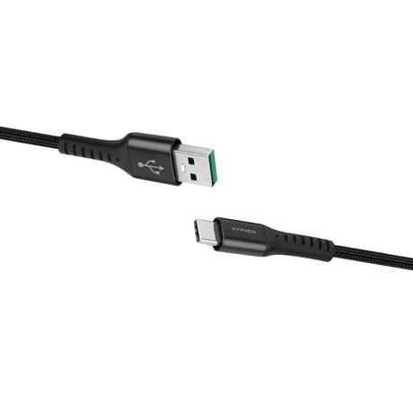 Hyphen 120 cm (1.2 m) 65 W USB to Type-C PD Cable, Black-6