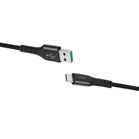 Hyphen 200 cm (2 m) 65 W USB to Type-C PD Cable, Black-5