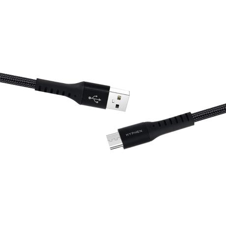 Hyphen 120 cm (1.2 m) USB to Micro USB Cable, Black-2