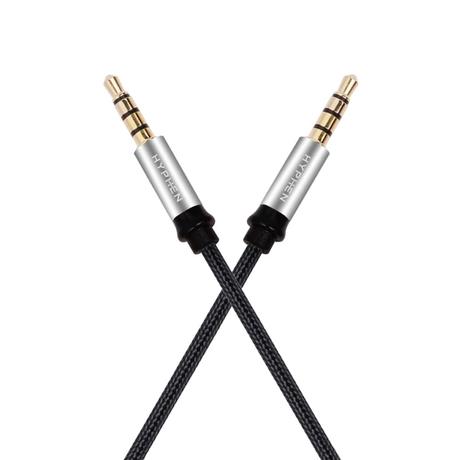 Hyphen 150 cm (1.5 m) AUX Cable, Black-1