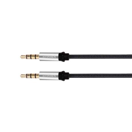Hyphen 150 cm (1.5 m) AUX Cable, Black-3
