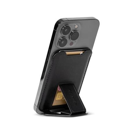 Hyphen MagSafe Wallet Card Holder with Stand, Black-3