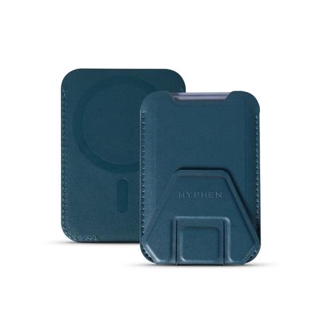 Hyphen MagSafe Wallet Card Holder with Stand, Blue-0