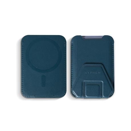 Hyphen MagSafe Wallet Card Holder with Stand, Blue-1