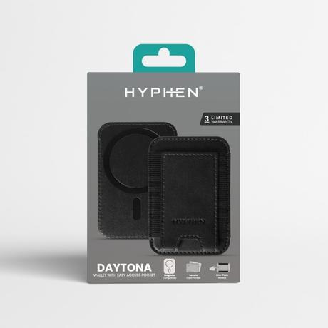 Hyphen MagSafe Wallet Single Pocket Holder, Black-5