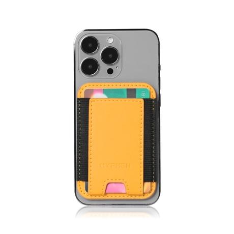 Hyphen MagSafe Wallet Single Pocket Holder, Orange-1