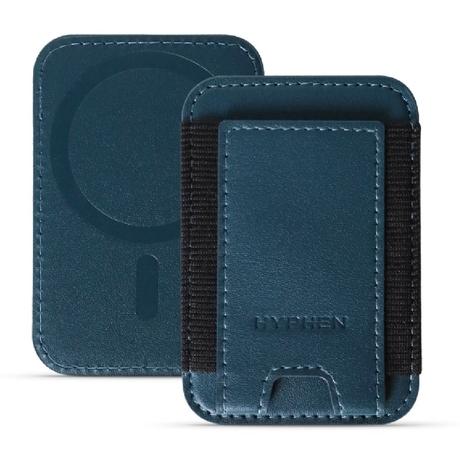 Hyphen MagSafe Wallet Single Pocket Holder, Blue-0