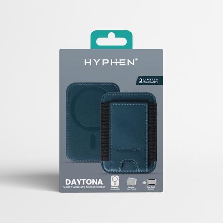 Hyphen MagSafe Wallet Single Pocket Holder, Blue-5