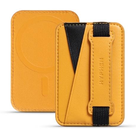 Hyphen MagSafe Wallet Dual Pocket with Grip, Orange-0